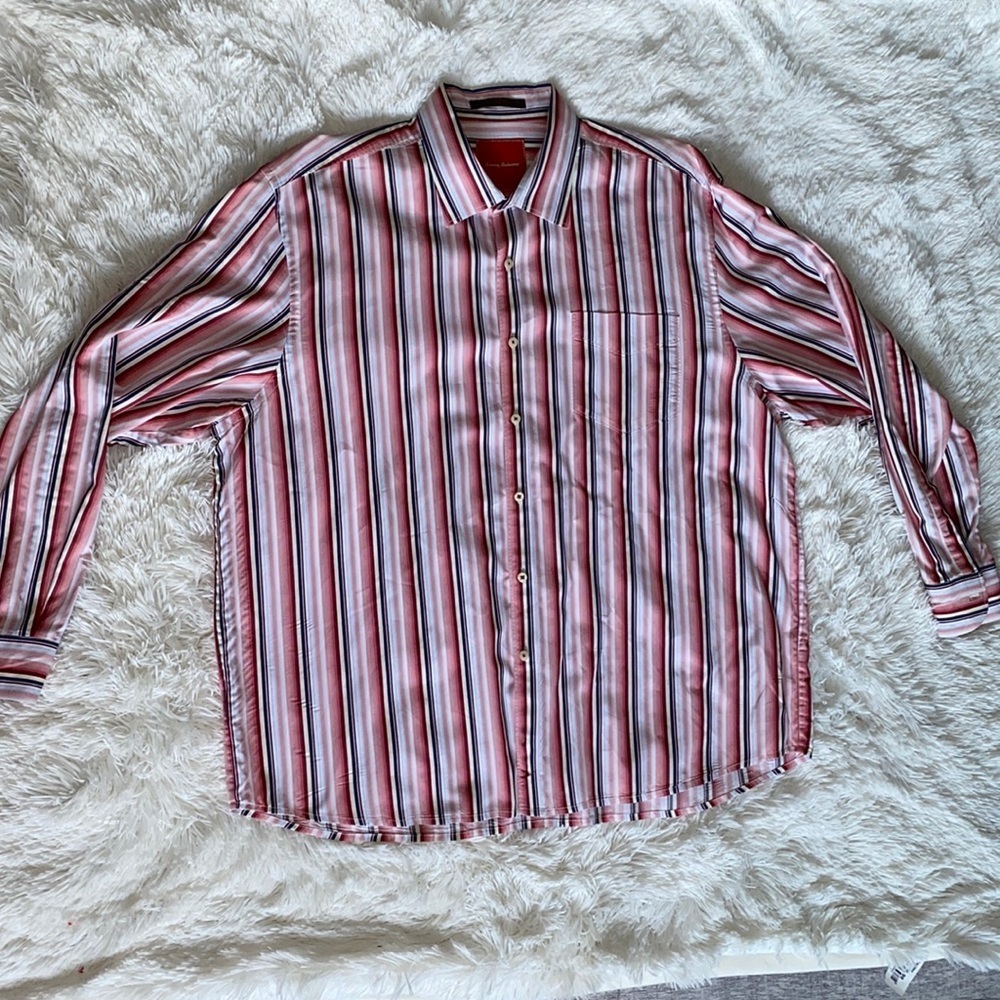 Tommy Bahama Long Sleeve Men’s Stripped Shirt